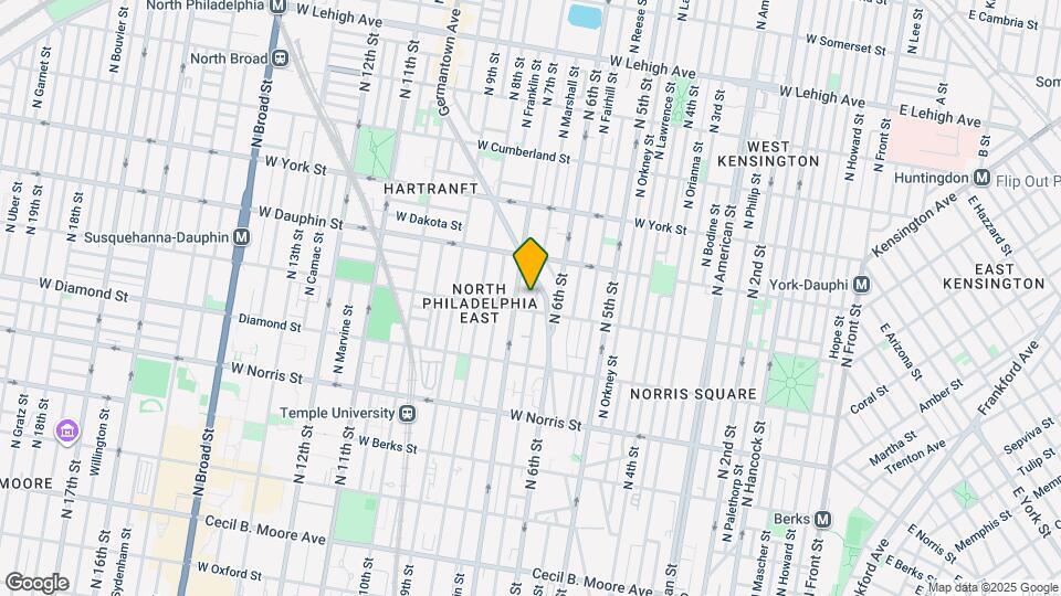 2212 N Marshall St Mapa y Detalles de la Ubicación