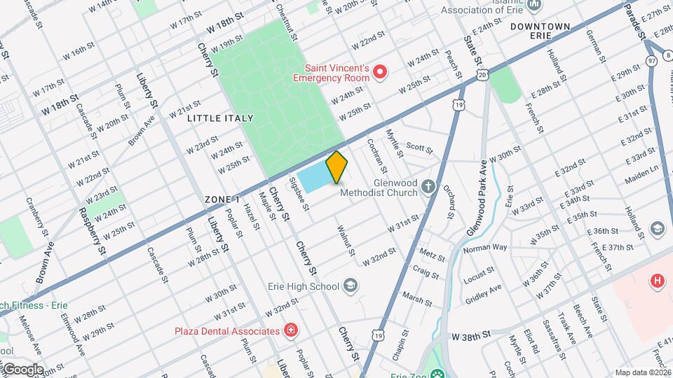 448 W 28th St Map and Location Details