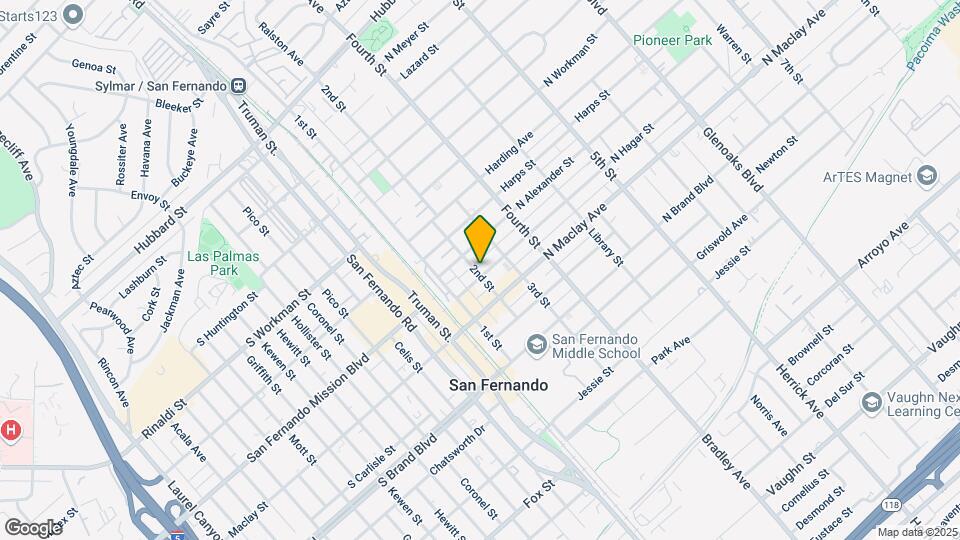 201-209 N Hagar St Map and Location Details