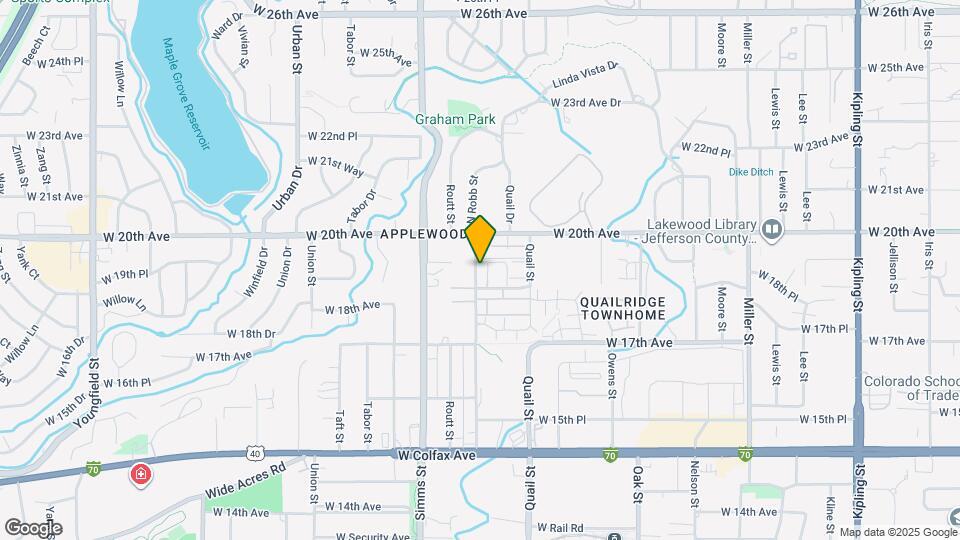 1872 N Robb St Map and Location Details