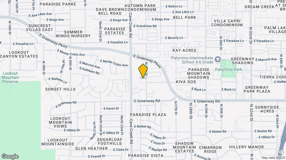 2440 E Waltann Ln Map and Location Details