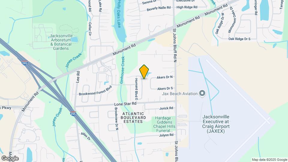 1227 Brookwood Bluff Rd E Map and Location Details
