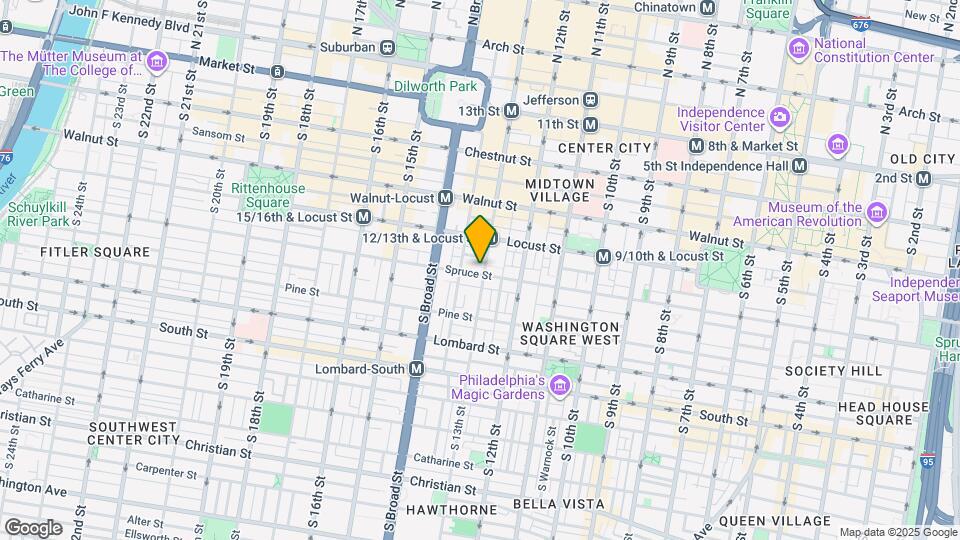 1305 Spruce St-Unit -3A Map and Location Details