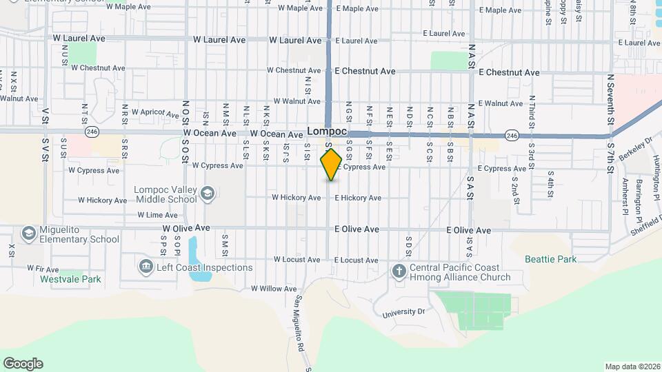 224 S H St, Unit C Map and Location Details