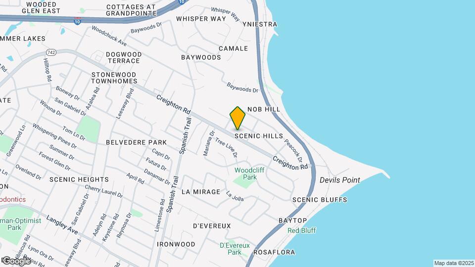 4540 Creighton Rd Map and Location Details