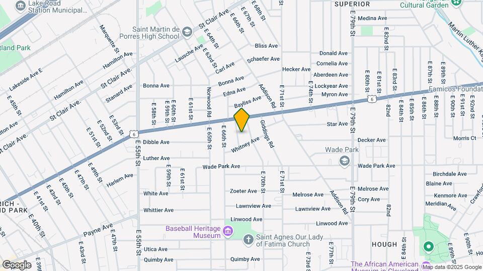 1337 E 68th St Map and Location Details