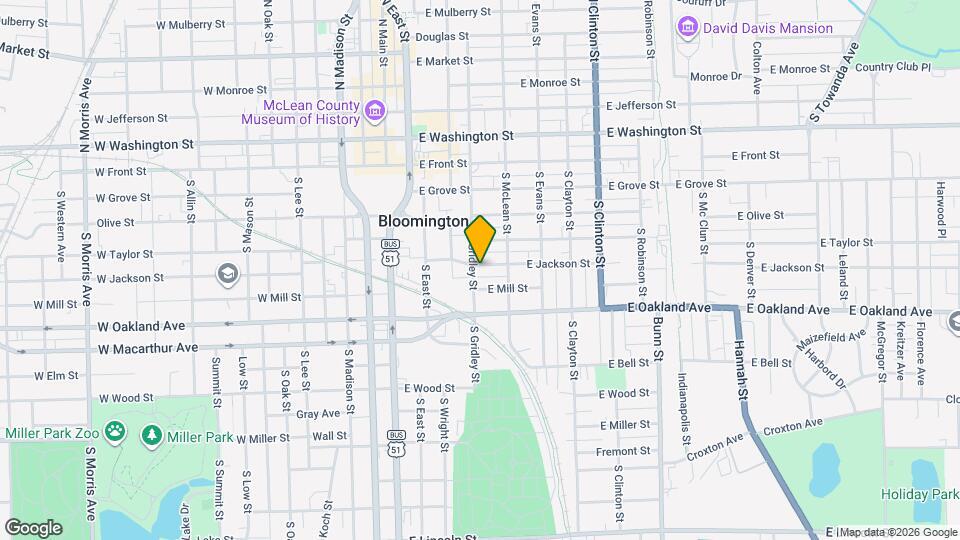 502 S Gridley St Map and Location Details