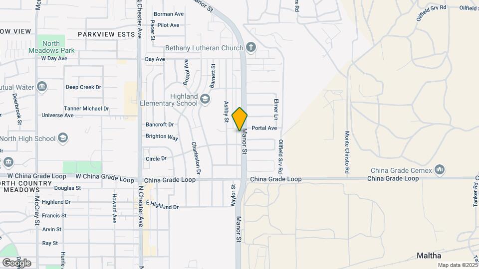 2517 Manor St Map and Location Details