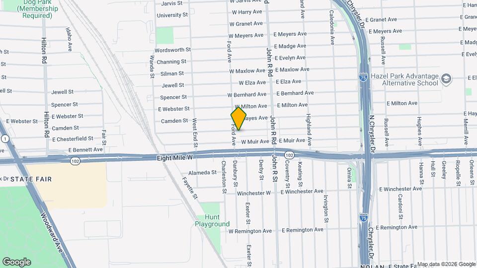 155 W George Ave Map and Location Details