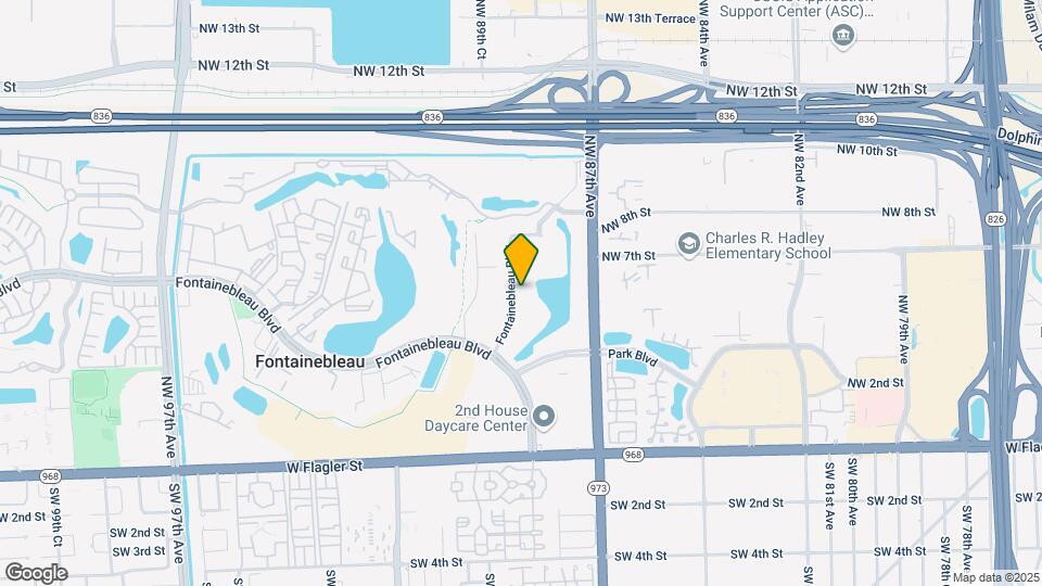 8873A Fontainebleau Blvd, Unit A 102 Map and Location Details