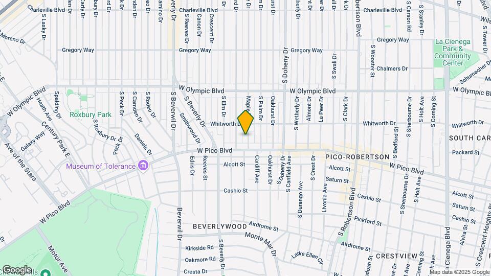 1135 Glenville Dr Map and Location Details