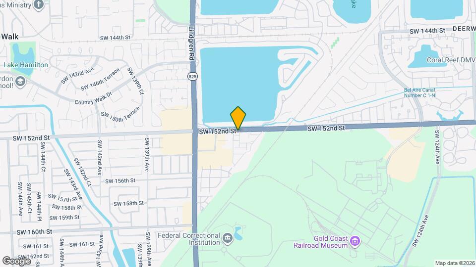 13448 SW 154th St Map and Location Details