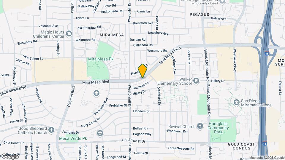 8825 Mira Mesa Blvd Map and Location Details