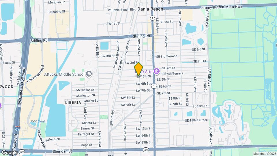 502 SW 2nd Ave Map and Location Details