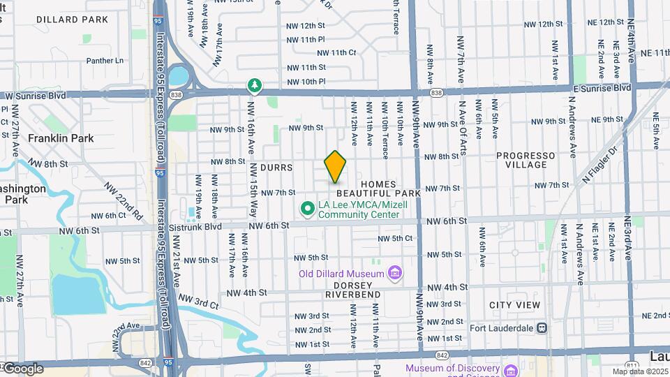 1301 NW 7th St Map and Location Details
