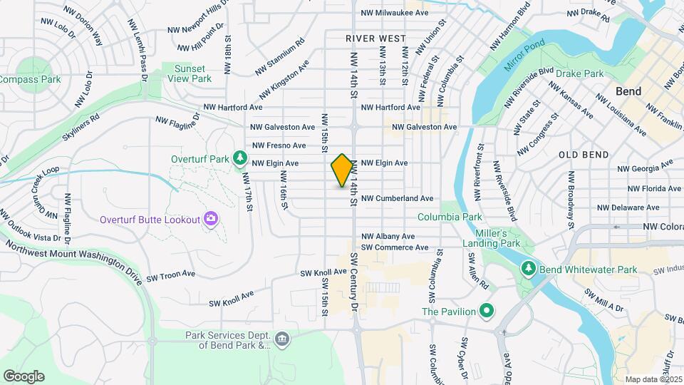 1434 NW Cumberland Ave Map and Location Details