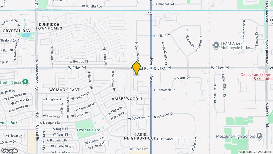 2969 N Oregon St Map and Location Details