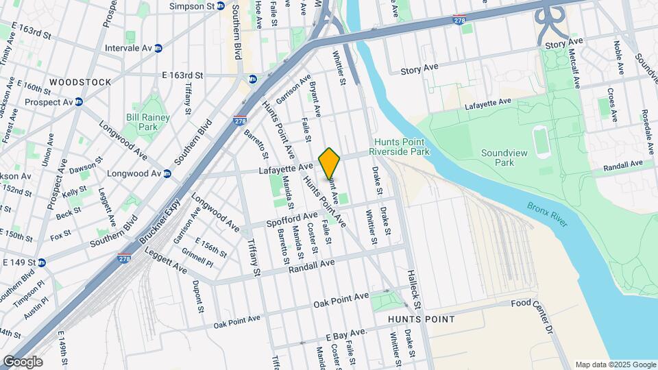 735 Bryant Ave Mapa y Detalles de la Ubicación