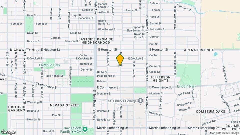 1452 Center St Mapa y Detalles de la Ubicación