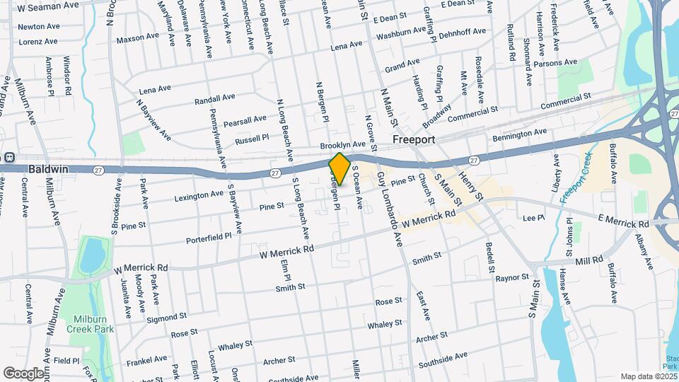 55 S Bergen Pl Map and Location Details