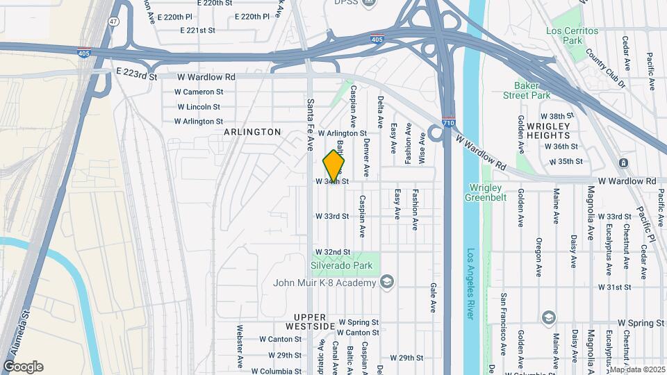 3380 Adriatic Ave Mapa y Detalles de la Ubicación