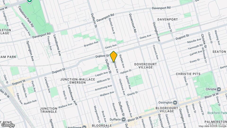 786 Gladstone Ave Map and Location Details