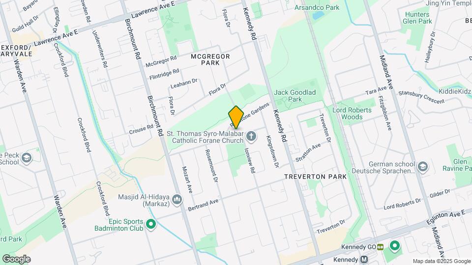 16 Yorkshire Rd Map and Location Details