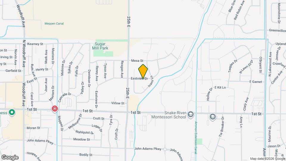 2612 Eastview Dr Map and Location Details