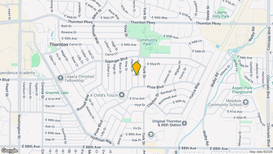 9231 Gaylord St Map and Location Details