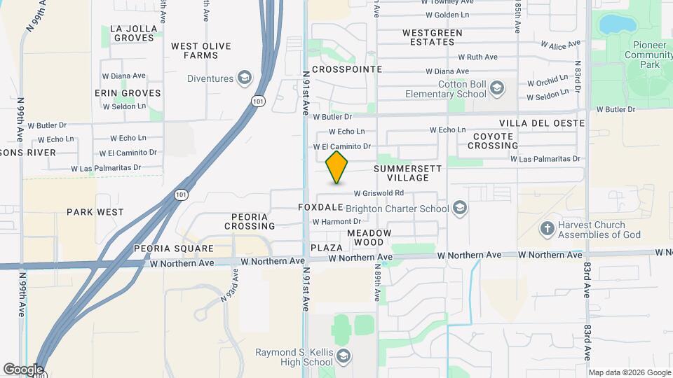 9010 W Griswold Rd Map and Location Details