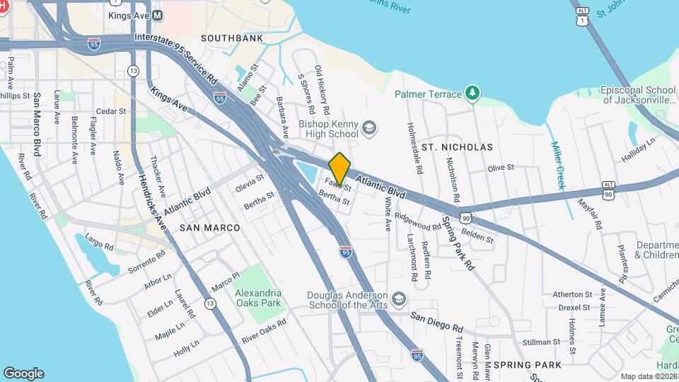 2114 Merrill Ave Map and Location Details