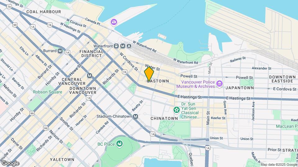 128 W Cordova St Map and Location Details