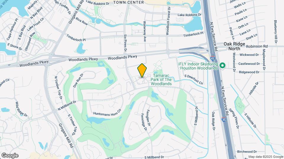 10600 Six Pines Dr Map and Location Details