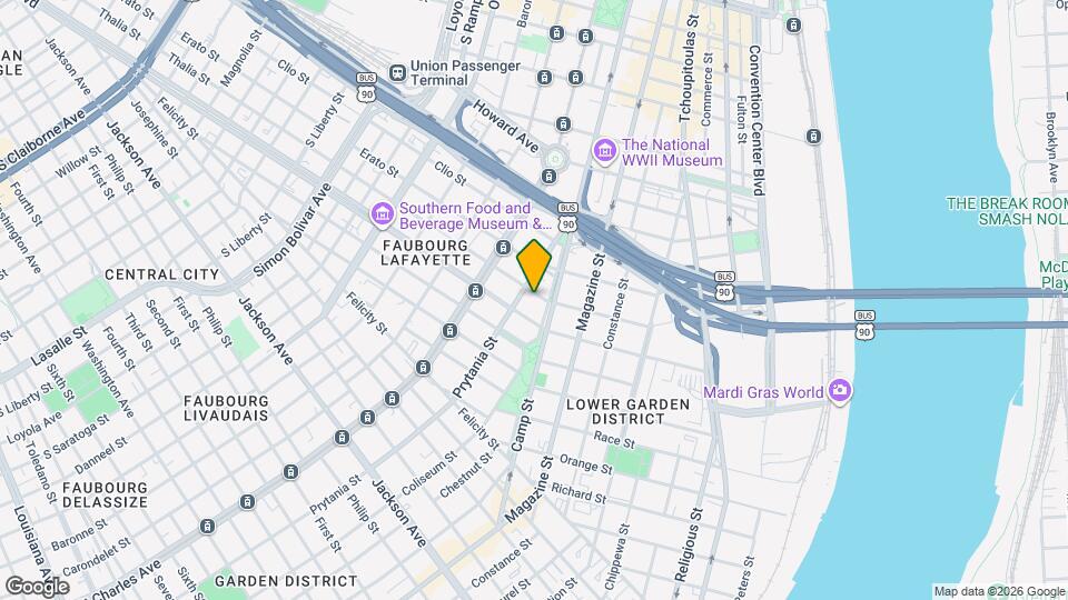1414 Thalia St, Unit 2A Map and Location Details