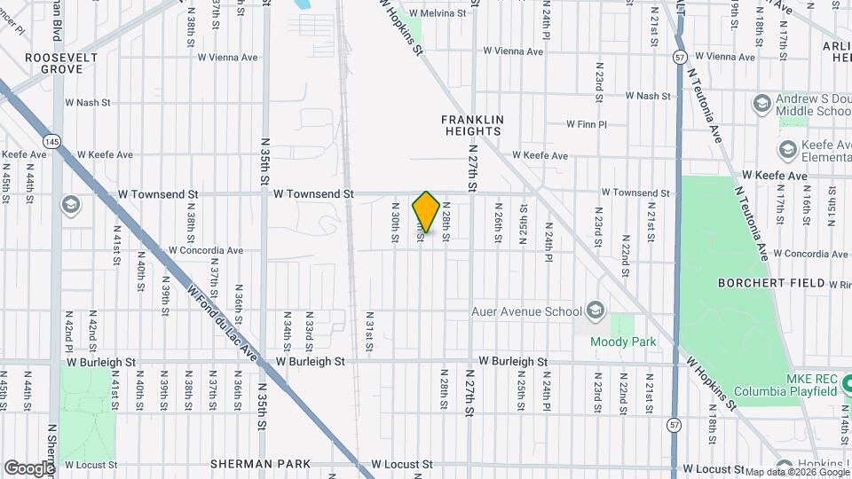 3310 N 29th St Map and Location Details