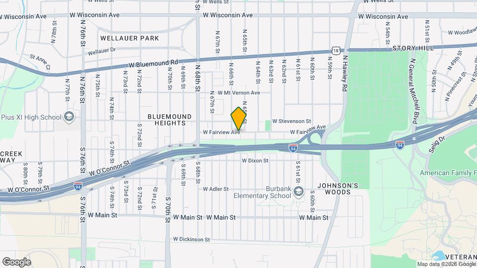 6511 W Fairview Ave Map and Location Details