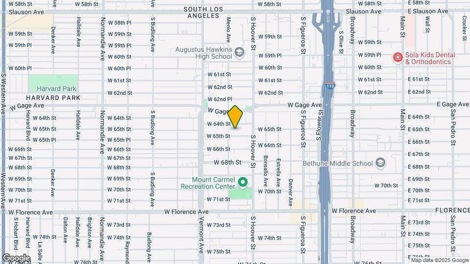 843 W 65th St Map and Location Details