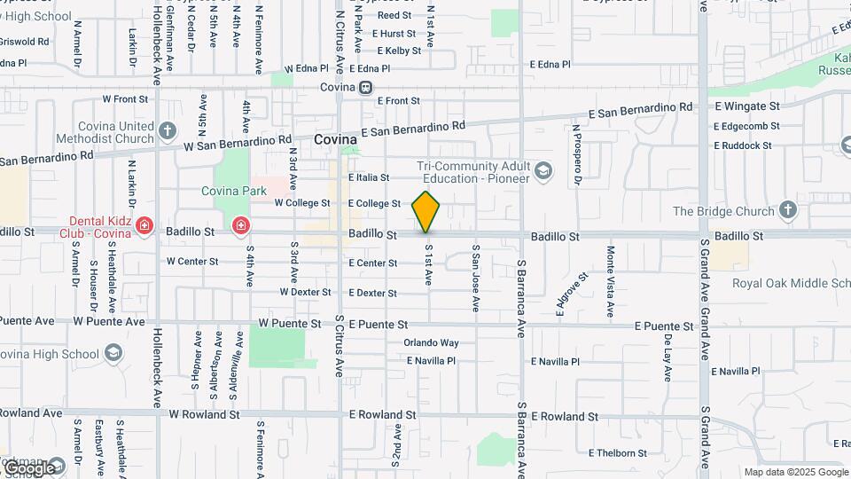 270 E Badillo St Map and Location Details
