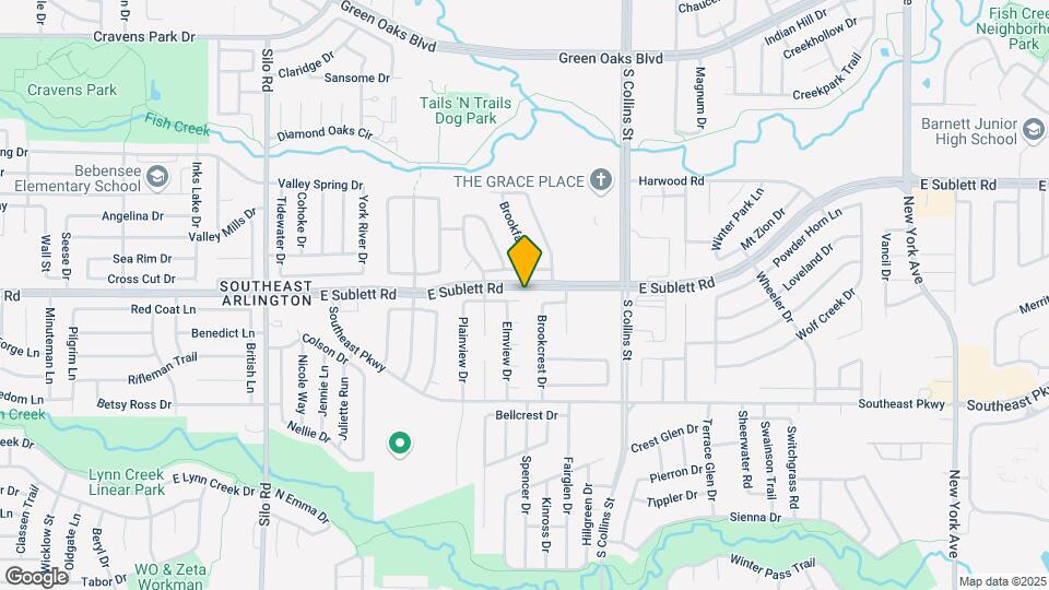 1105 Maple View Dr Map and Location Details