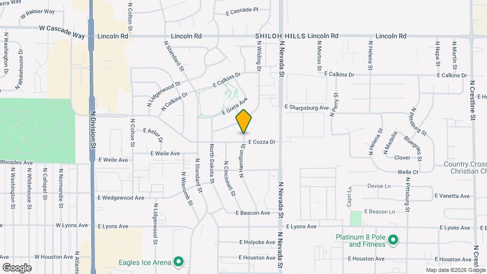 7307 N Hamilton St Map and Location Details