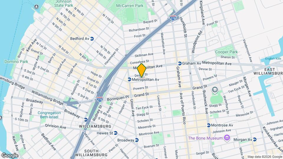 125 Ainslie St, Unit 2 Mapa y Detalles de la Ubicación