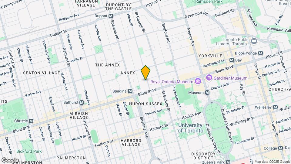 480 Huron St Map and Location Details