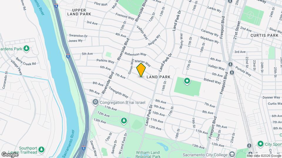 1300 Perkins Way Map and Location Details