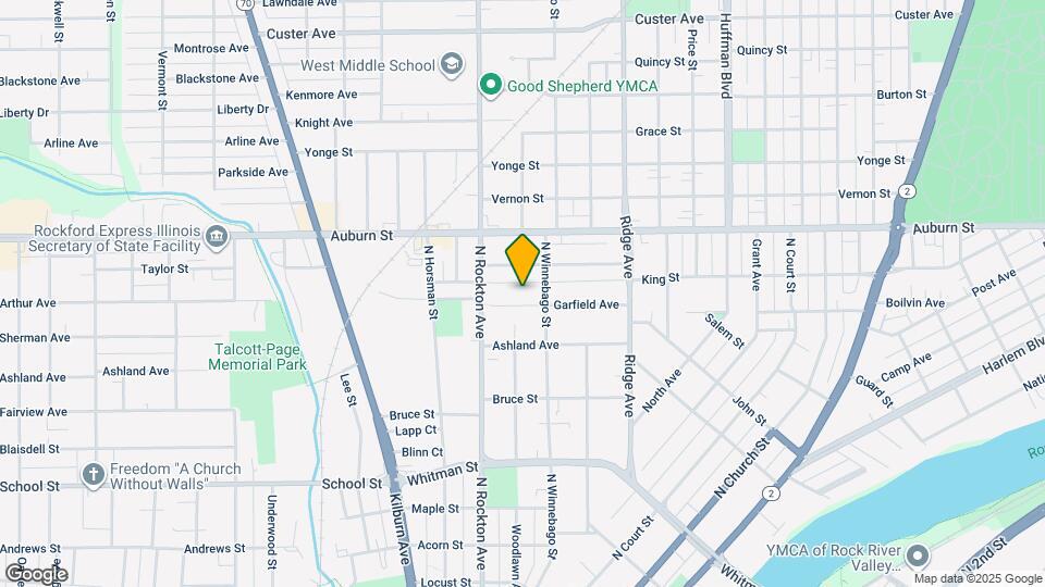 815 Garfield Ave Map and Location Details