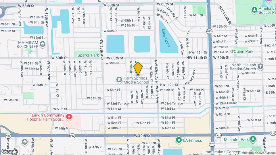 6331 NW 110th Terrace Map and Location Details