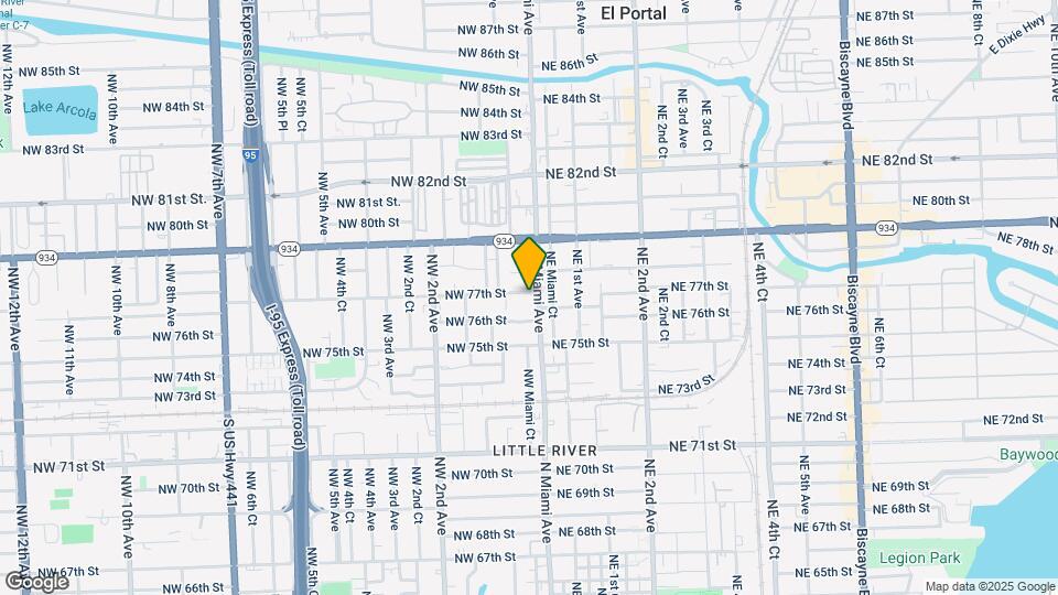 10 NW 77th St Map and Location Details