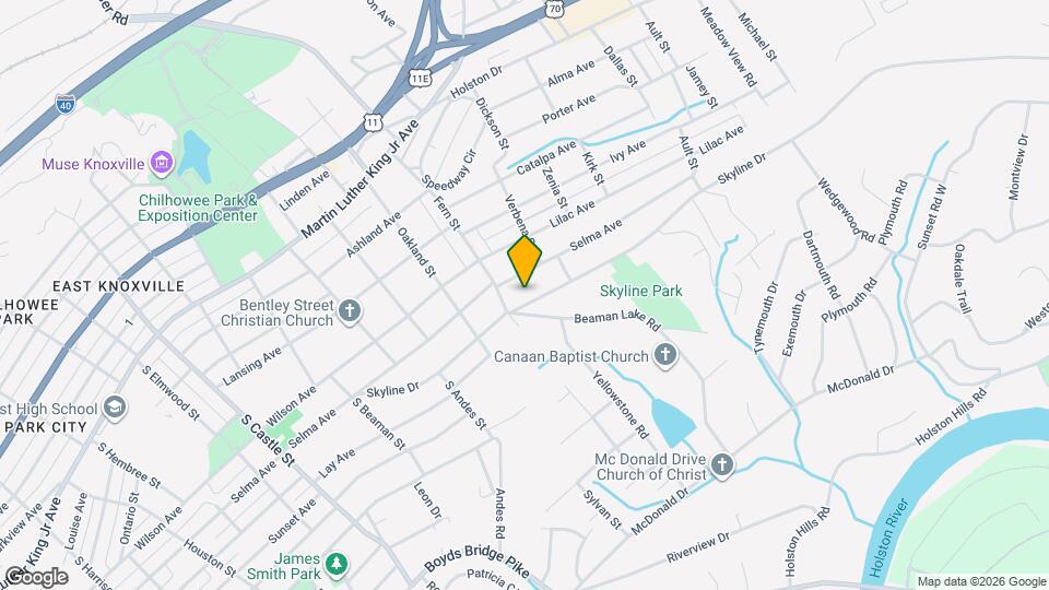 3715 Skyline Dr Mapa y Detalles de la Ubicación