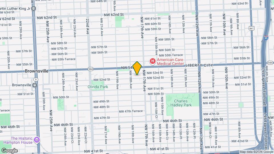 1757 NW 52nd St Map and Location Details