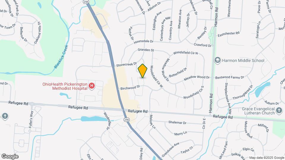 1361 Eastwick Way Map and Location Details