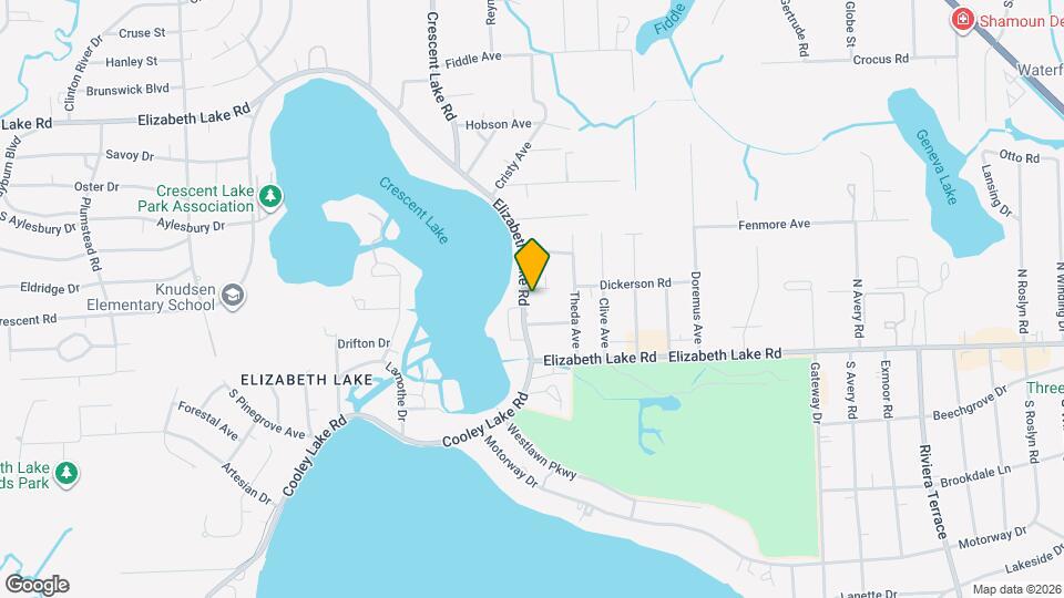 4790 Elizabeth Lake Rd Map and Location Details